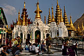 Yangon Myanmar. Shwedagon Pagoda (the Golden Stupa).  